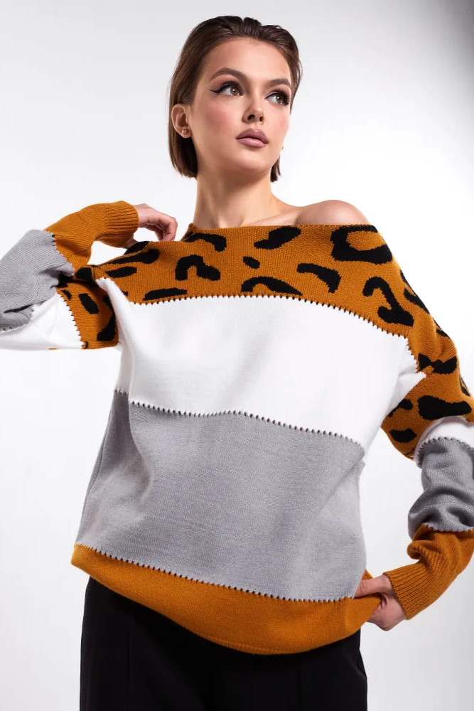 Léopard Chic | Pull Polaire