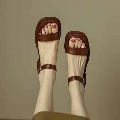 JUNEYA | Sandales en Cuir Élégance